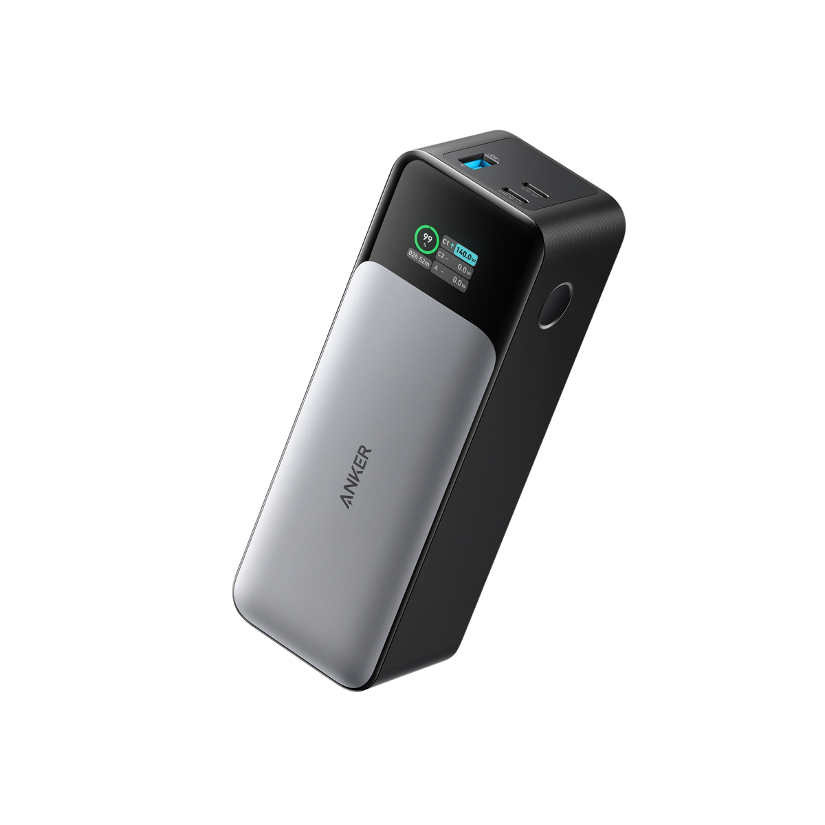 Anker 737 Power Bank A1289 in black and silver