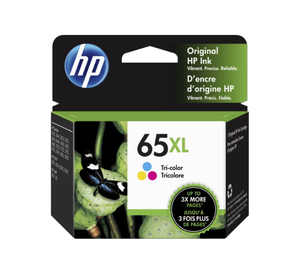 HP 65XL tri-colour original high yield ink cartridge N9K03AA