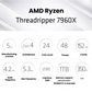 AMD Ryzen Threadripper 7960X sTR5 CPU processor product detail image