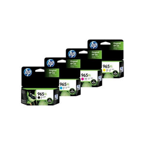 HP 965XL black cyan magenta yellow original ink cartridge combo