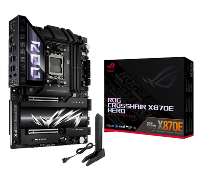 ASUS ROG CROSSHAIR X870E HERO AM5 Motherboard front product image