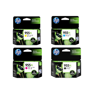 HP 955XL black cyan magenta yellow original ink cartridge combo