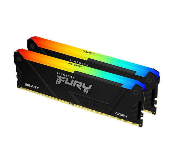 Kingston FURY Beast RGB 16GB DDR4 3600MHz desktop memory kit