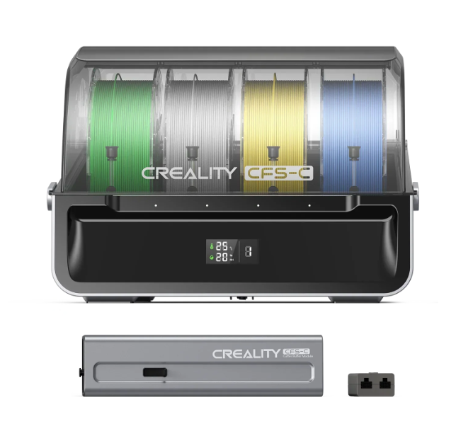 Creality CFS-C smart filament system for 4-colour 3D printing