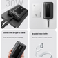 Anker Zolo Power Bank(20,000 mAh, Built-in USB-C Cable)