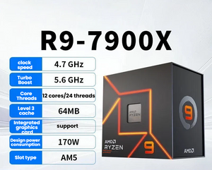 AMD Ryzen 9 7900X AM5 12-Core Desktop CPU processor product detail image