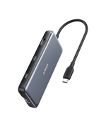 Anker 555 A8383 eight-in-one USB-C hub in black