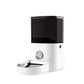 Front studio shot of the Dogness F10 4 L smart feeder featuring a hygienic stainless-steel food bowl for cats and small dogs.