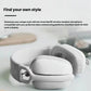 Artistic flat-lay of the off-white Zone Vibe 100 on a minimalist desk, highlighting its sleek silhouette and soft-touch finish for modern workspaces.