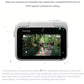 The Insta360 GO 3S Action Pod shown with water splashes, illustrating its IPX4 rating that makes it resistant to rain and snow for worry-free shooting in any weather.
