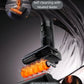 This image details the advanced maintenance features of the Tineco FLOOR ONE S7 Stretch, including a self-cleaning cycle with heated water and a rapid 5-minute brush drying process using 85°C air.
