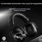 Floating black PRO X 2 headset on a dark background, emphasizing the lightweight 330-gram chassis and breathable ear cushions for extended sessions.