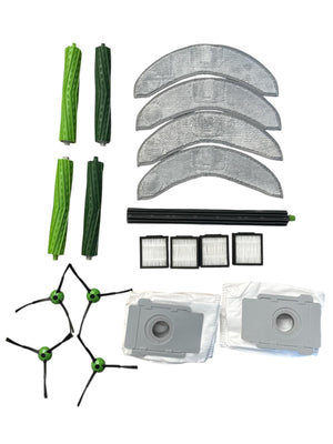 Robot Specialist Roomba Combo 10 Max kit with two roller pairs, four mops, four filters, four side brushes and two bags
