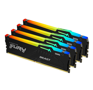 Kingston FURY Beast RGB 128GB (4x 32GB) DDR5 5600MHz Desktop Memory