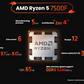 AMD Ryzen 5 7500F processor specifications graphic