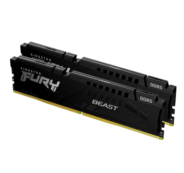 Kingston FURY Beast 32GB DDR5 6000MHz CL36 desktop memory kit in black