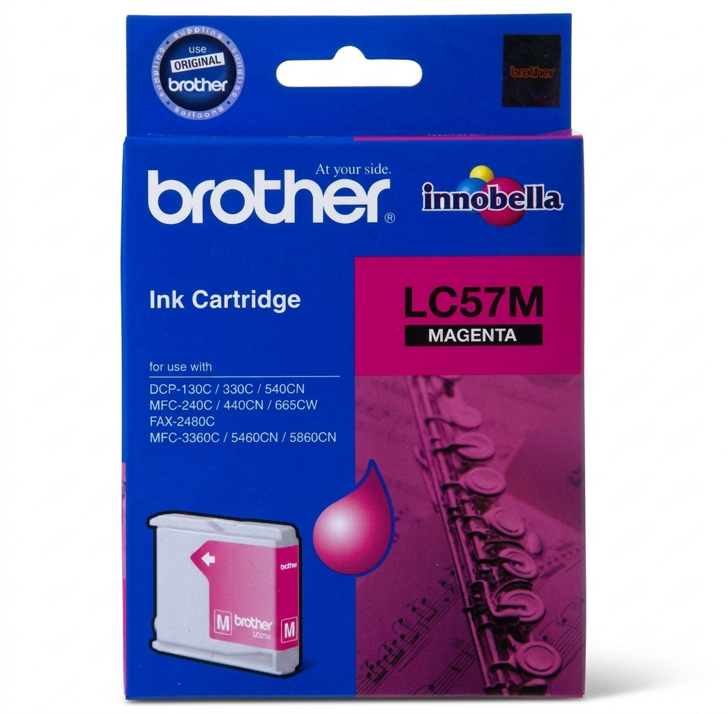Genuine Brother LC-57M Magenta Ink Cartridge