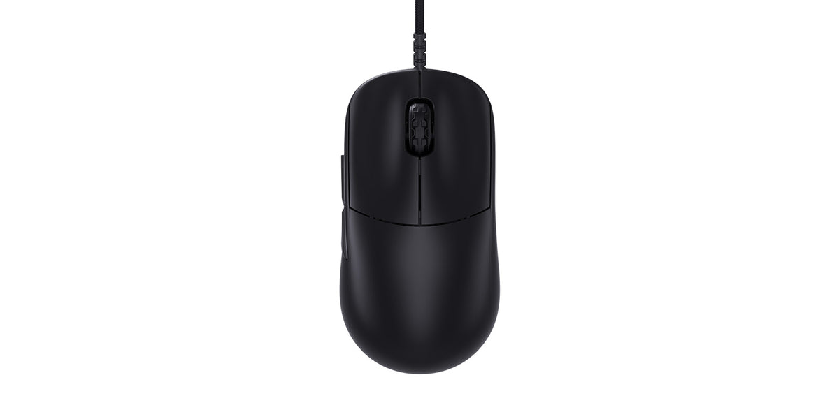 CHERRY XTRFY M42V2 black symmetrical mouse viewed from above