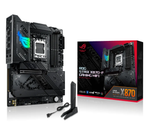 ASUS ROG STRIX X870-F Gaming WiFi AM5 motherboard with retail box and antenna