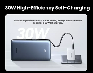 UGREEN 20000mAh Power Bank 30W, with MFi Lightning Cable Portable Charger – product image 2