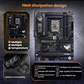 ASUS TUF GAMING Z890-PLUS WIFI motherboard heat dissipation design graphic