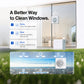 ECOVACS WINBOT W2S PRO OMNI Window Cleaning Robot – White – Spray and microfibre wiping process