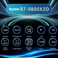 AMD Ryzen 7 9800X3D AM5 Gaming CPU processor product detail image