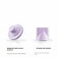 The included magnetic accessories for the Laifen SE hair dryer: the no-drill wall mount bracket and the smooth air nozzle for styling.