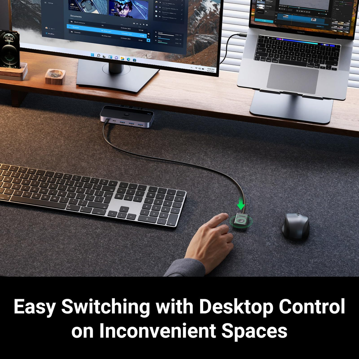 UGREEN 15705 switch button and wired desktop controller