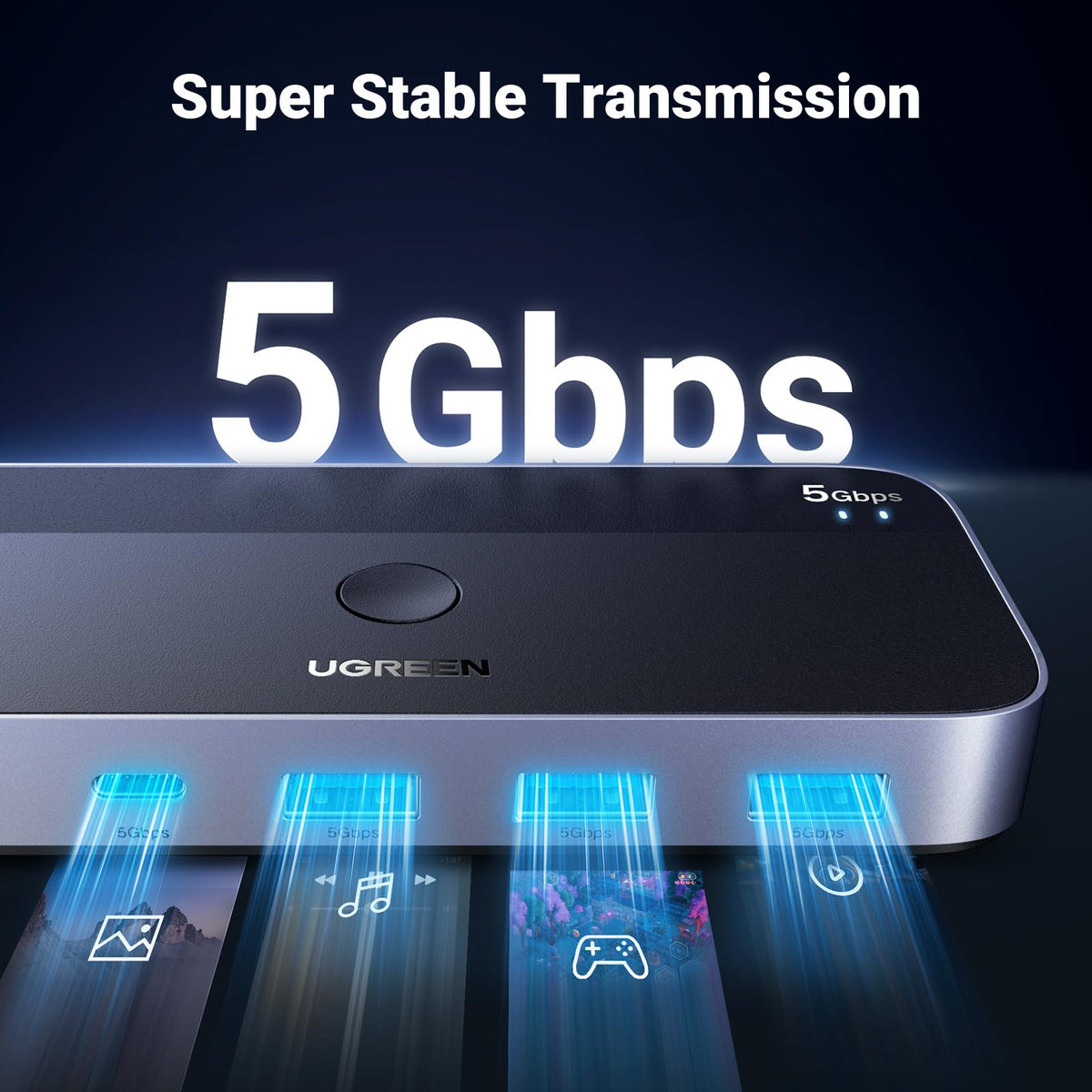 UGREEN 15705 optional USB-C auxiliary power input